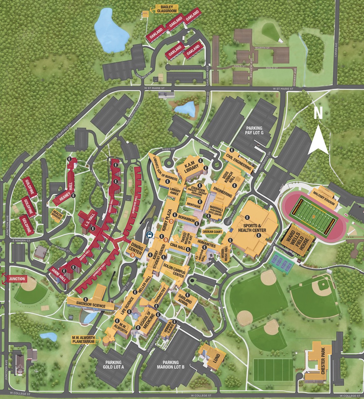 OAR Campus map